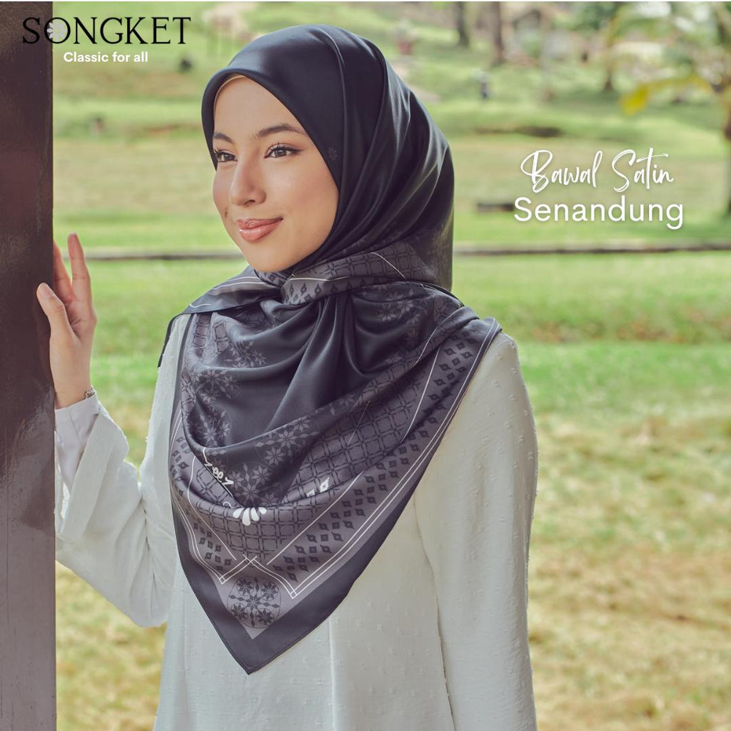 Bawal Satin Songket Edition