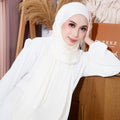 Zeezscarves Aafiya Satin Silk Shawl Selendang Panjang 2 meter