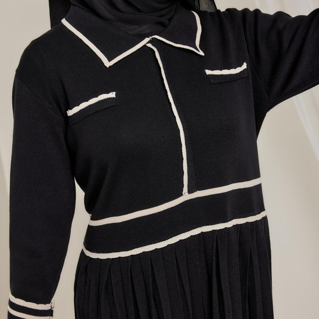 Zee Baju Knitted Dress Tak Perlu Gosok ZeezScarves