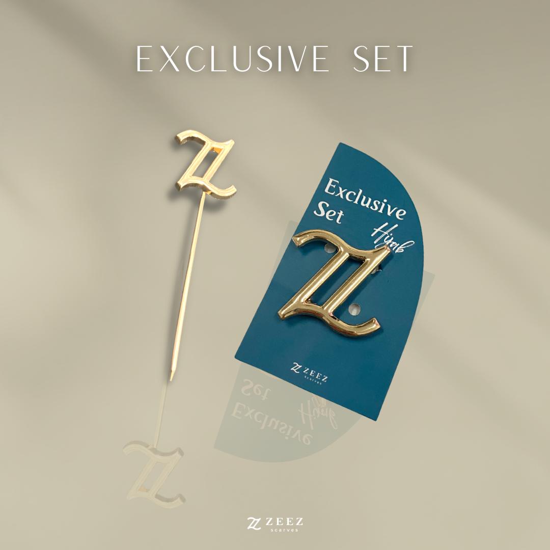 Exclusive Zeez Pin & Brooch TAJAM & TIDAK MEROSAKKAN TUDUNG