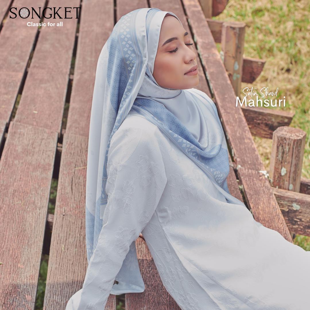 Satin Shawl Songket Edition