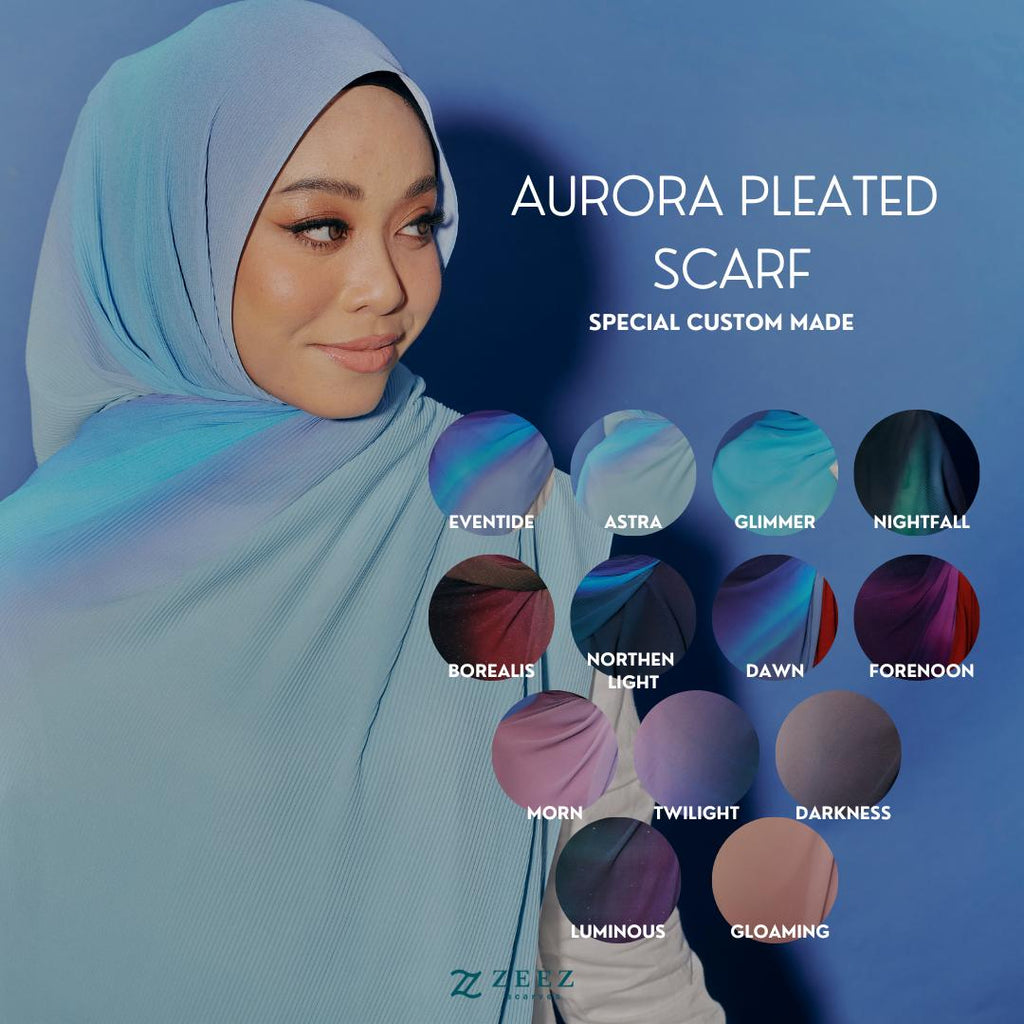 Aurora Pleated Shawl Limited Edition