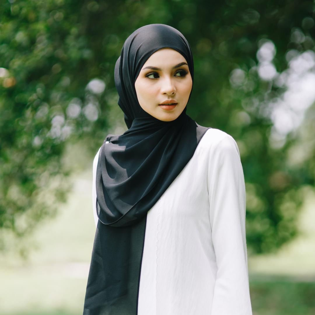 Premium Quality Tudung Plain Labuh Maryam Lightpro Plain Wide Shawl