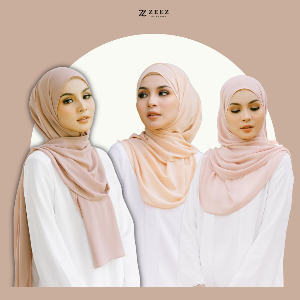 Premium Quality Tudung Plain Labuh Maryam Lightpro Plain Wide Shawl
