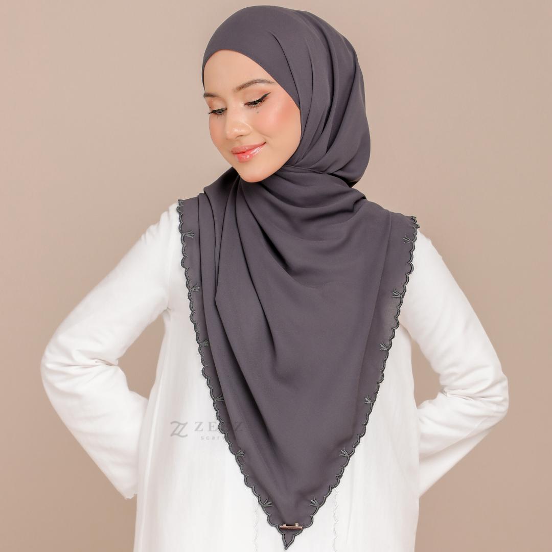 High Quality Ratu Sulam Shawl By Zeez Scarves