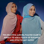 Aurora Pleated Shawl Limited Edition