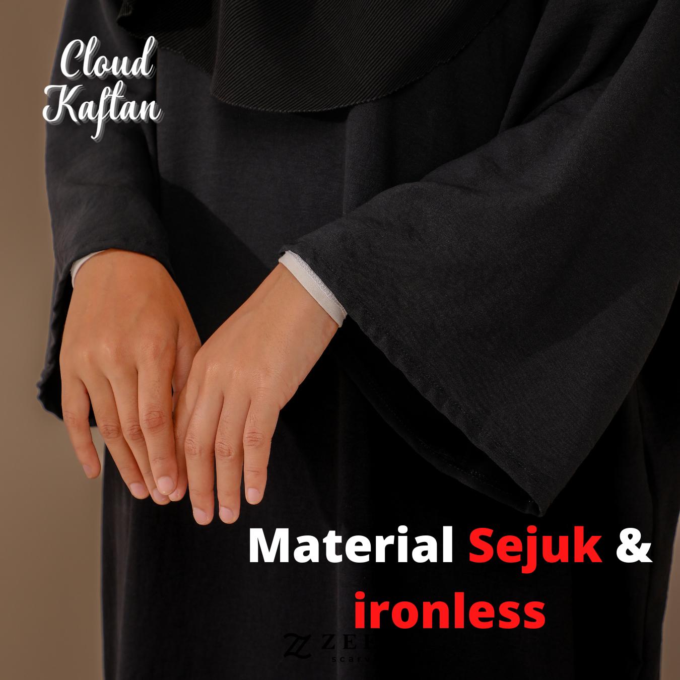 Zeezscarves Cloud Kaftan Tak Perlu Gosok