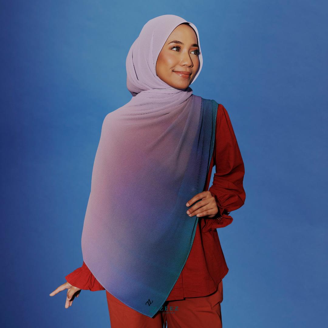 Aurora Pleated Shawl Limited Edition
