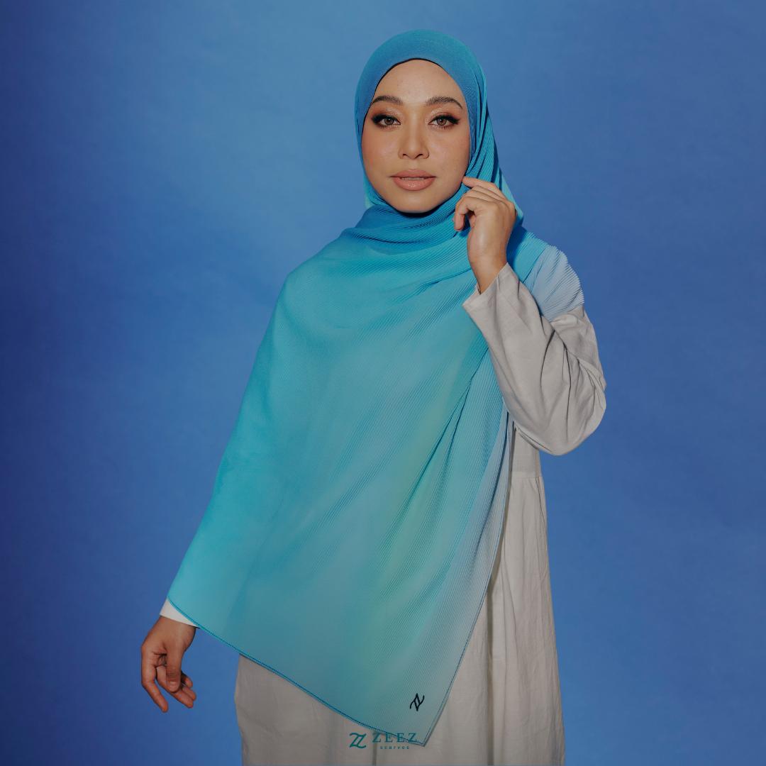 Aurora Pleated Shawl Limited Edition
