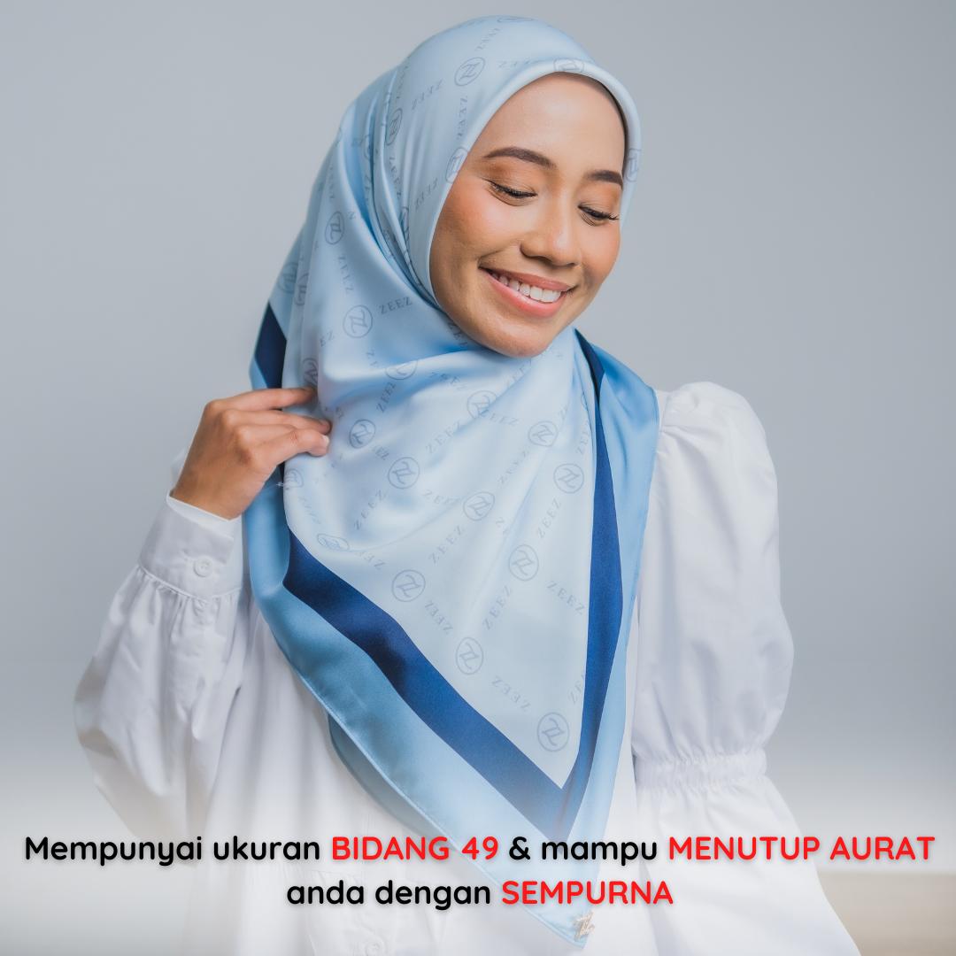 Bawal Satin Velvet Monogram Edition Zeez Scarves