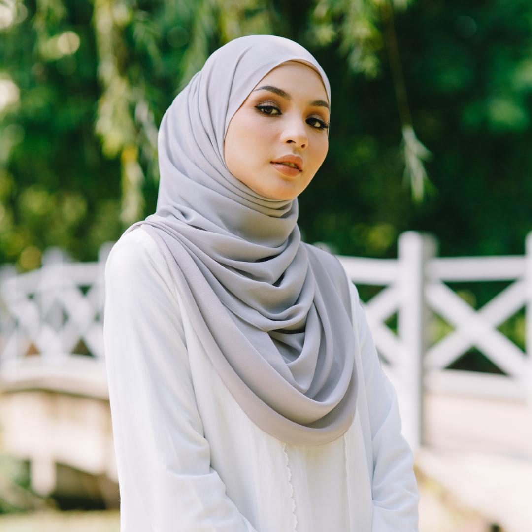 Premium Quality Tudung Plain Labuh Maryam Lightpro Plain Wide Shawl