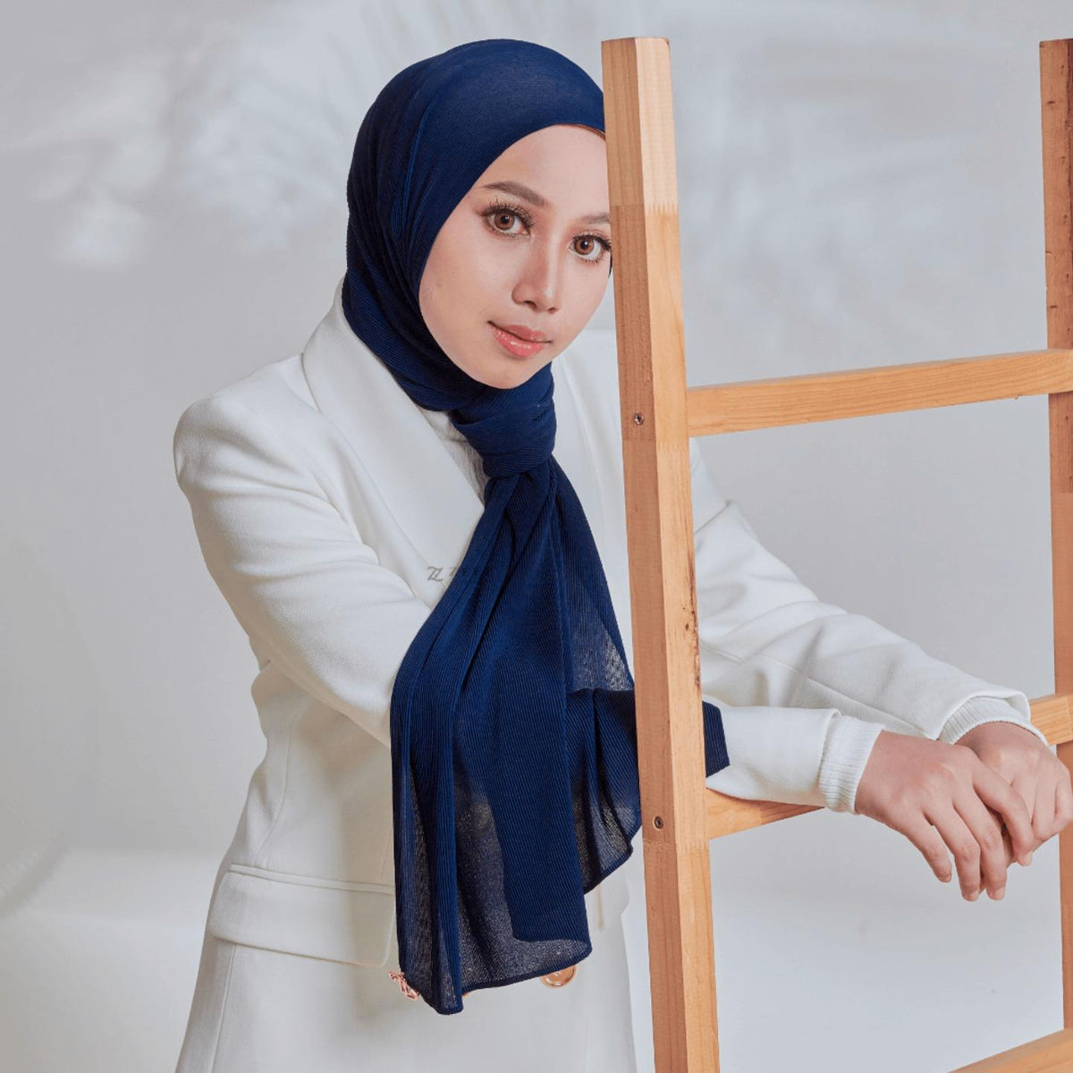Zeez Scarves Tudung Awan Pleated Scarf Labuh dan lebar