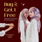 Zeez Scarves Geometrica Pleated Tiga Segi