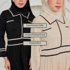 Zee Baju Knitted Dress Tak Perlu Gosok ZeezScarves
