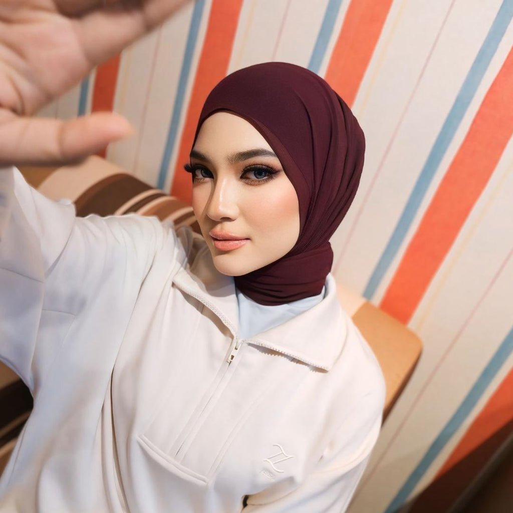 Zeez scarves Selendang Tudung Airlight Chiffon Silk Ringan Dan Selesa