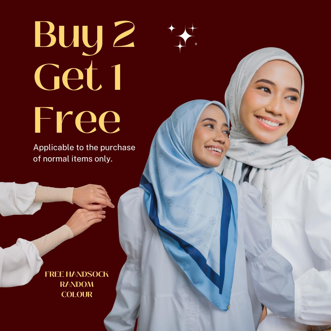 Bawal Satin Velvet Monogram Edition Zeez Scarves