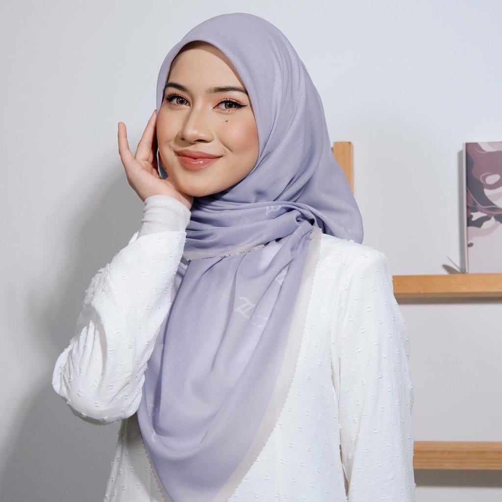 Zeezscarves Bawal Cotton Monogram Edisi Terhad