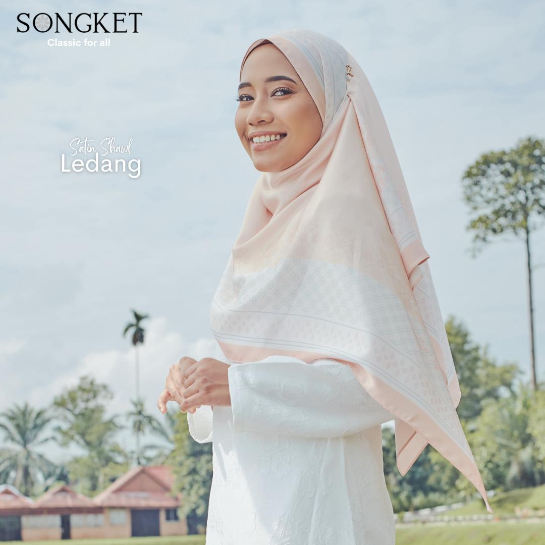 Satin Shawl Songket Edition