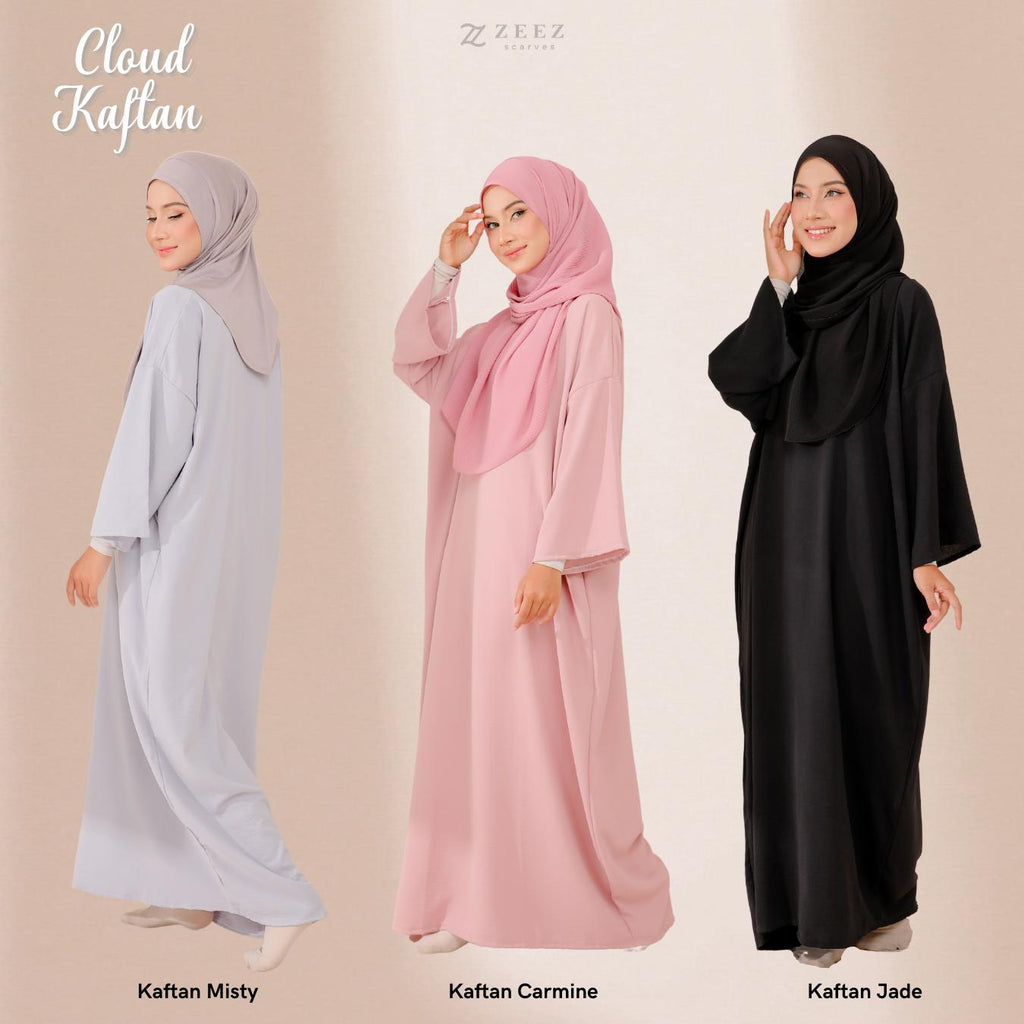 Zeezscarves Cloud Kaftan Tak Perlu Gosok