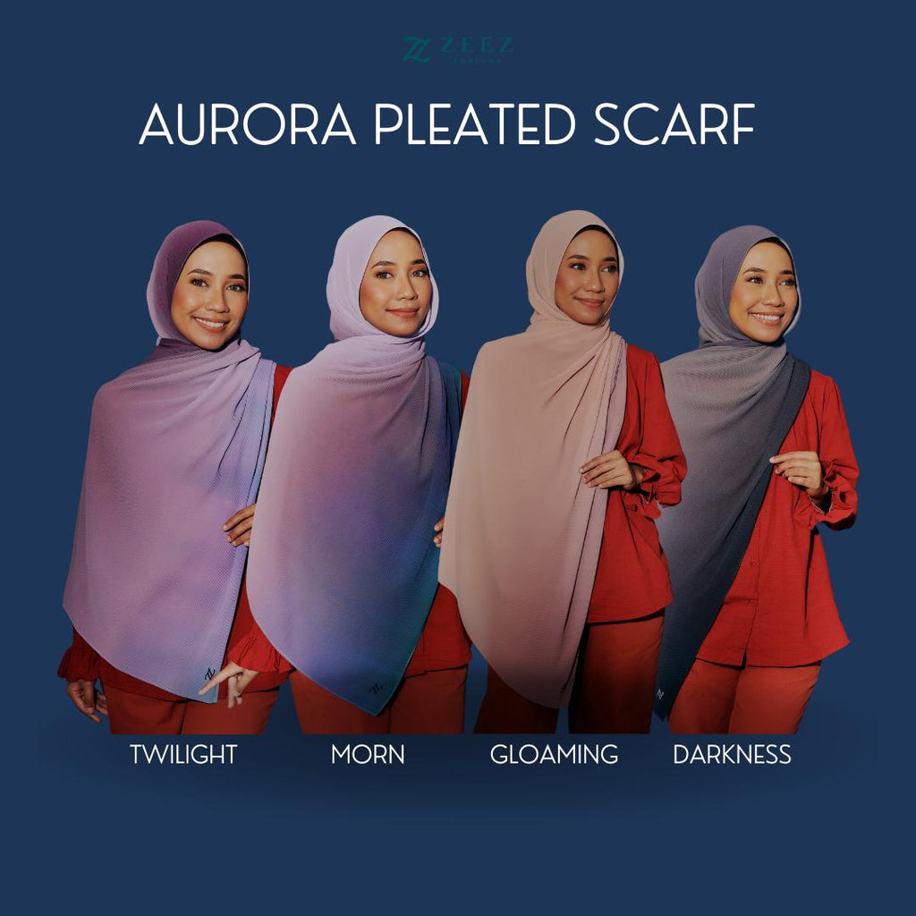 Aurora Pleated Shawl Limited Edition