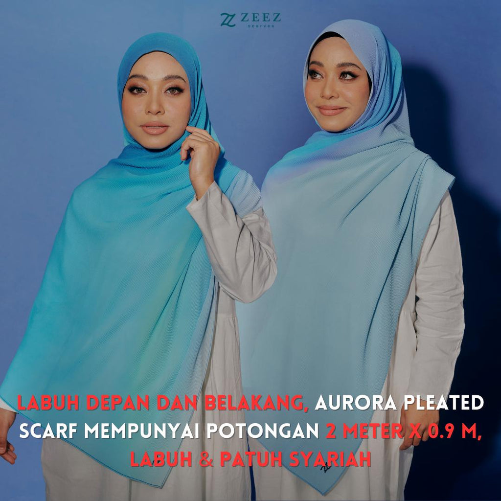 Aurora Pleated Shawl Limited Edition