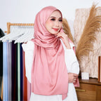 Zeezscarves Aafiya Satin Silk Shawl Selendang Panjang 2 meter