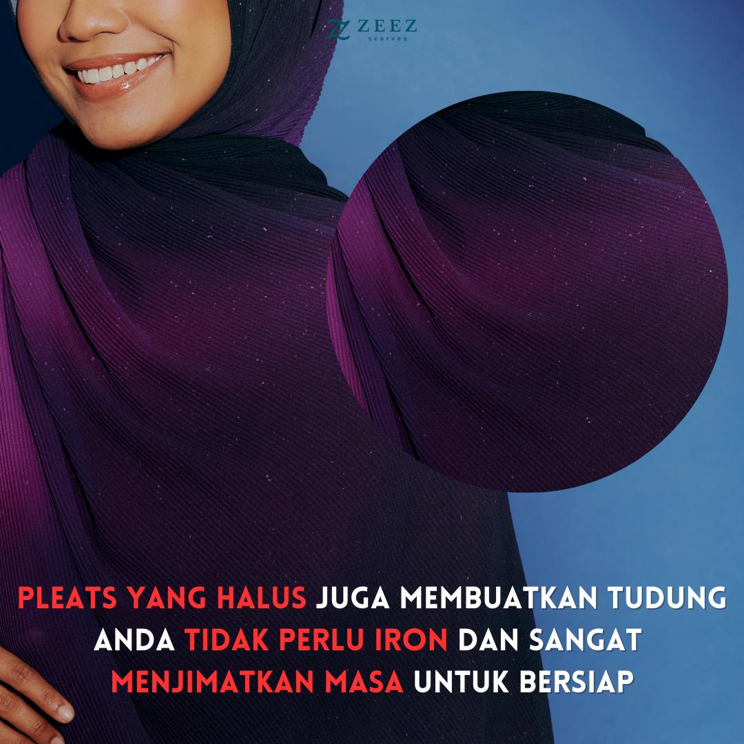 Aurora Pleated Shawl Limited Edition