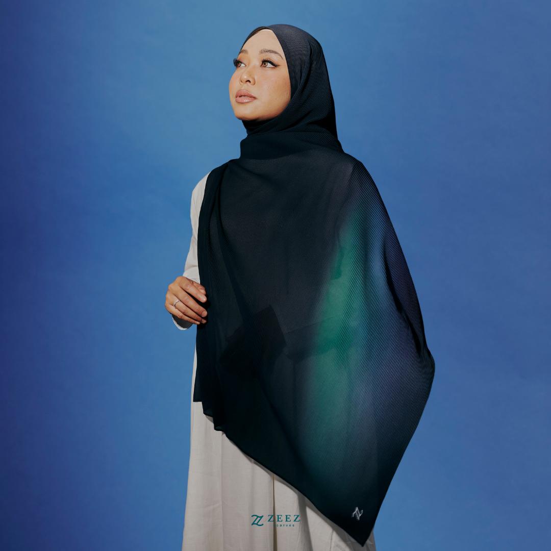 Aurora Pleated Shawl Limited Edition