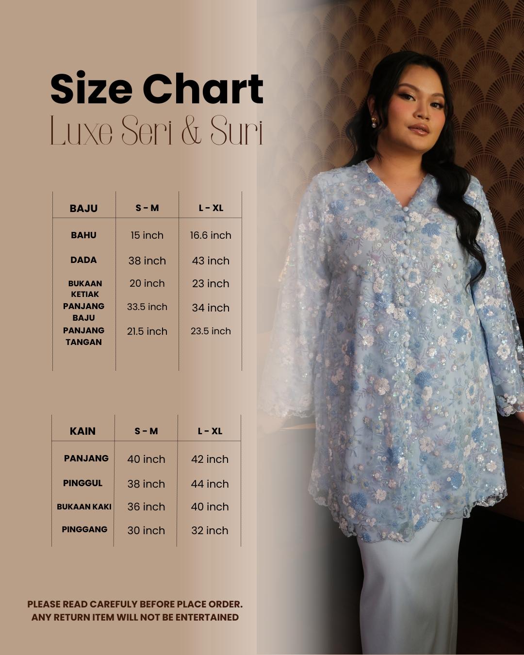 Zeezscarves Raya Luxe Seri Baju Kurung Kemas & Selesa