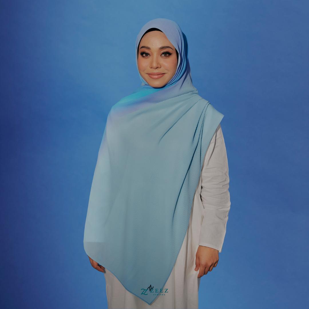 Aurora Pleated Shawl Limited Edition
