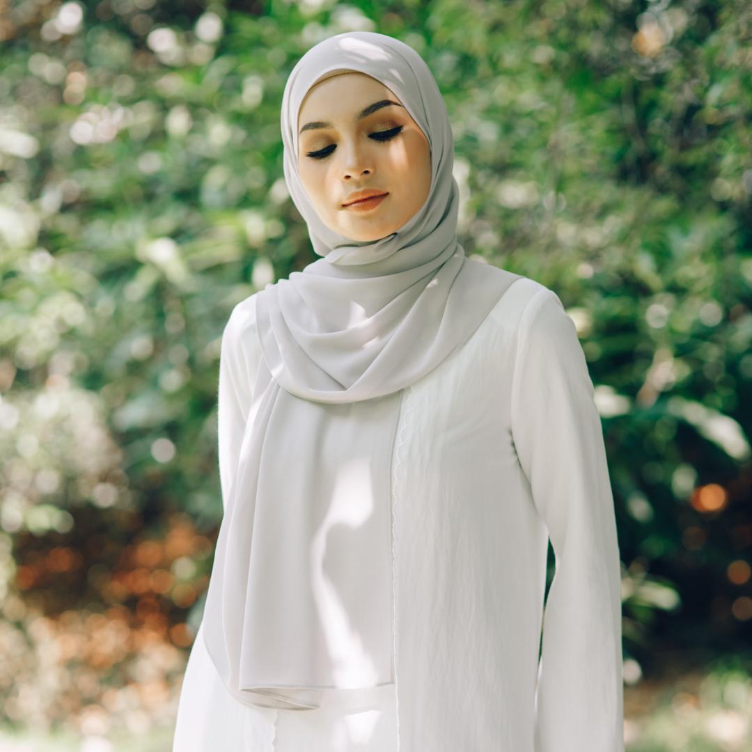 Premium Quality Tudung Plain Labuh Maryam Lightpro Plain Wide Shawl