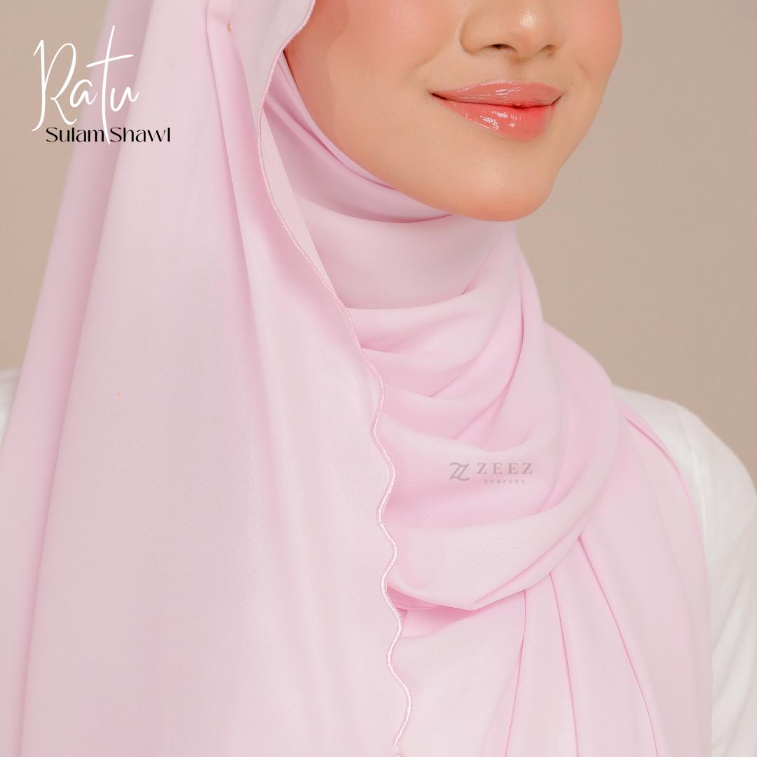 High Quality Ratu Sulam Shawl By Zeez Scarves