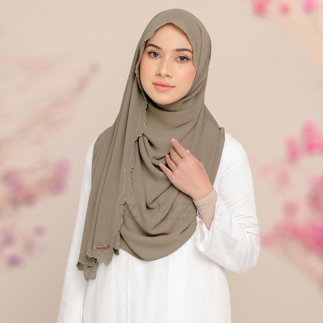 High Quality Ratu Sulam Shawl By Zeez Scarves