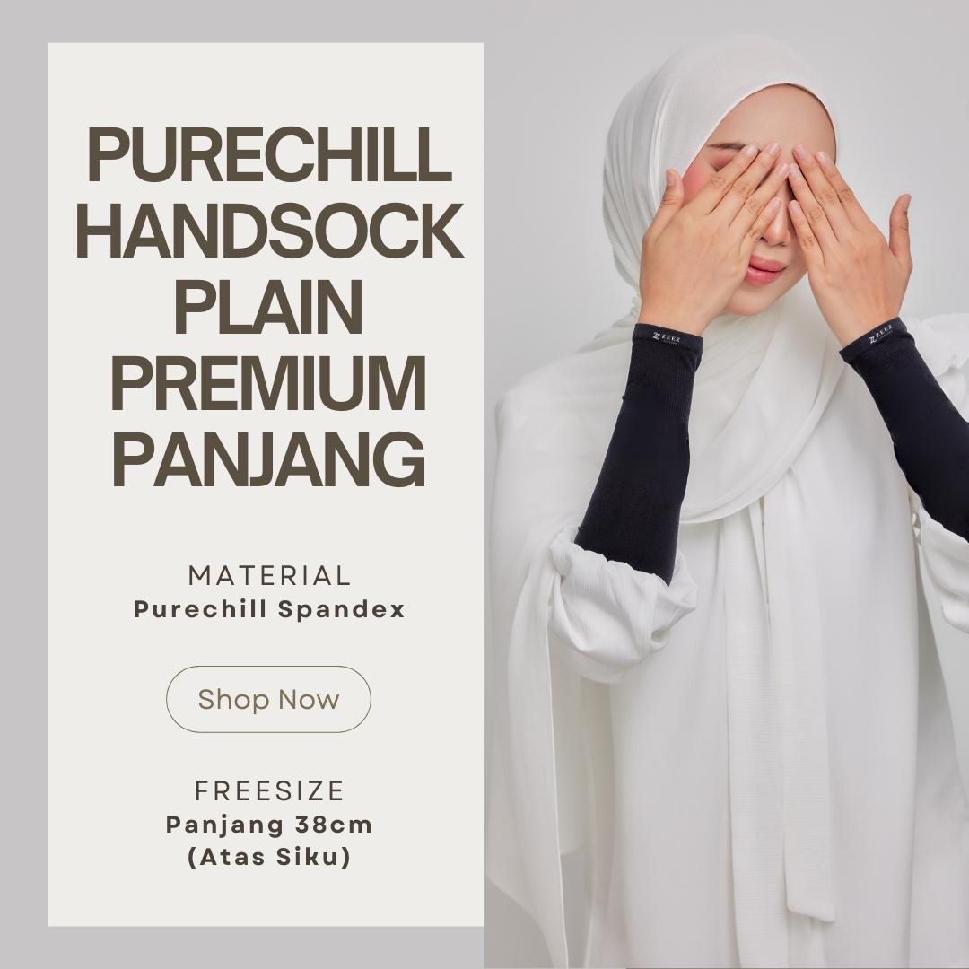 Zeez Scarves Purechill Sarung Tangan Panjang Tak Berbau Handsock Freesize Premium Spandex 38cm