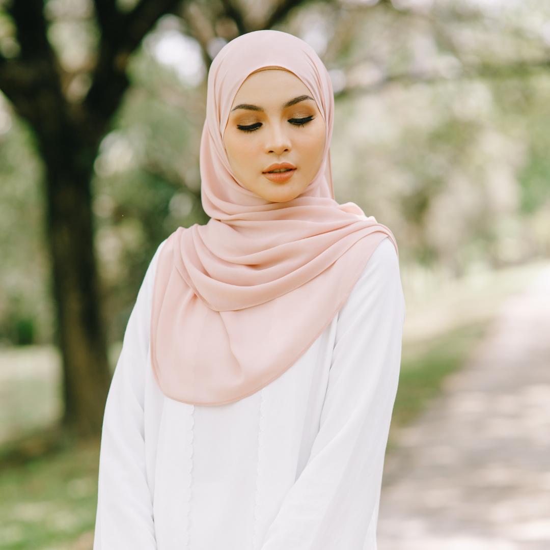 Premium Quality Tudung Plain Labuh Maryam Lightpro Plain Wide Shawl