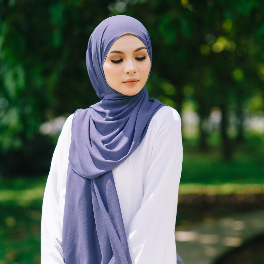 Premium Quality Tudung Plain Labuh Maryam Lightpro Plain Wide Shawl