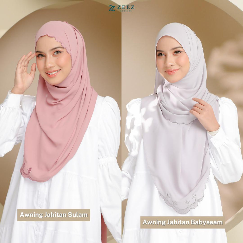 [PREMIUM] Ratu Sulam Wide Shawl Zeez Scarves with FREE GIFT