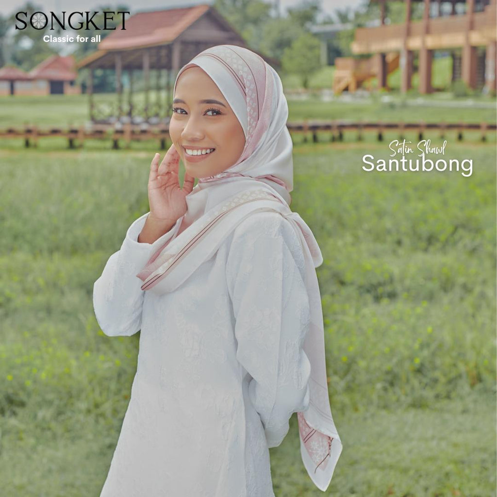 Satin Shawl Songket Edition