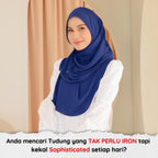 Zeez Scarves Breeze Pleated Shawl Labuh dan Lebar dengan potongan melengkung