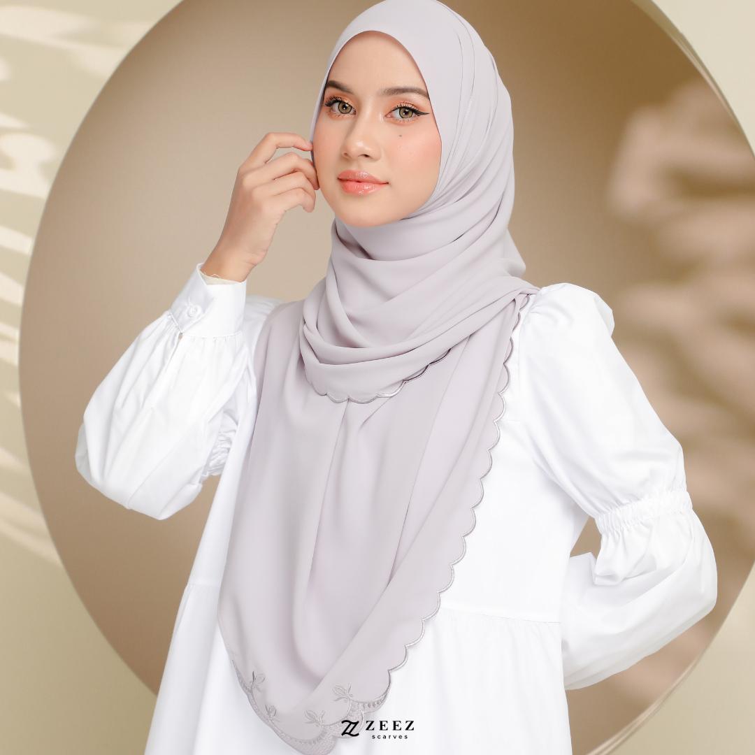 [PREMIUM] Ratu Sulam Wide Shawl Zeez Scarves with FREE GIFT