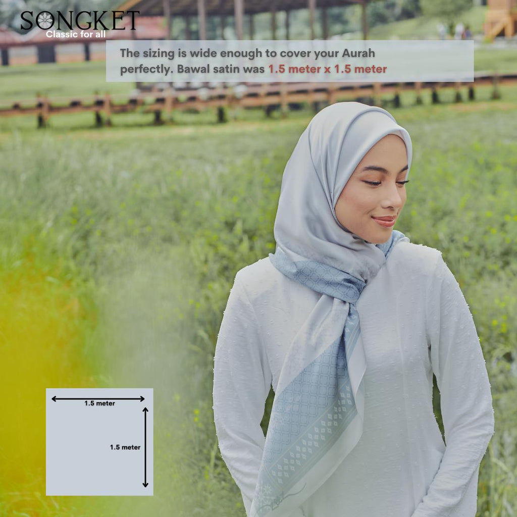 Bawal Satin Songket Edition