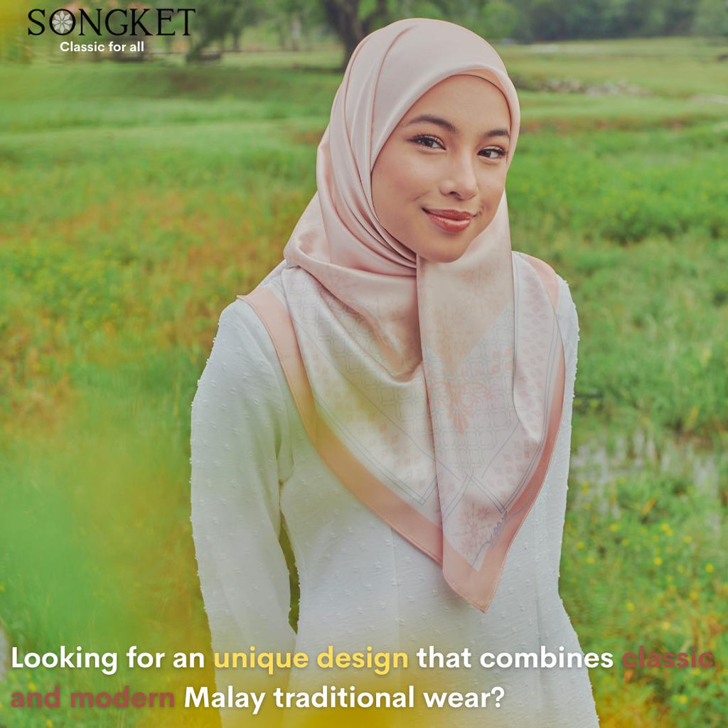 Satin Shawl Songket Edition