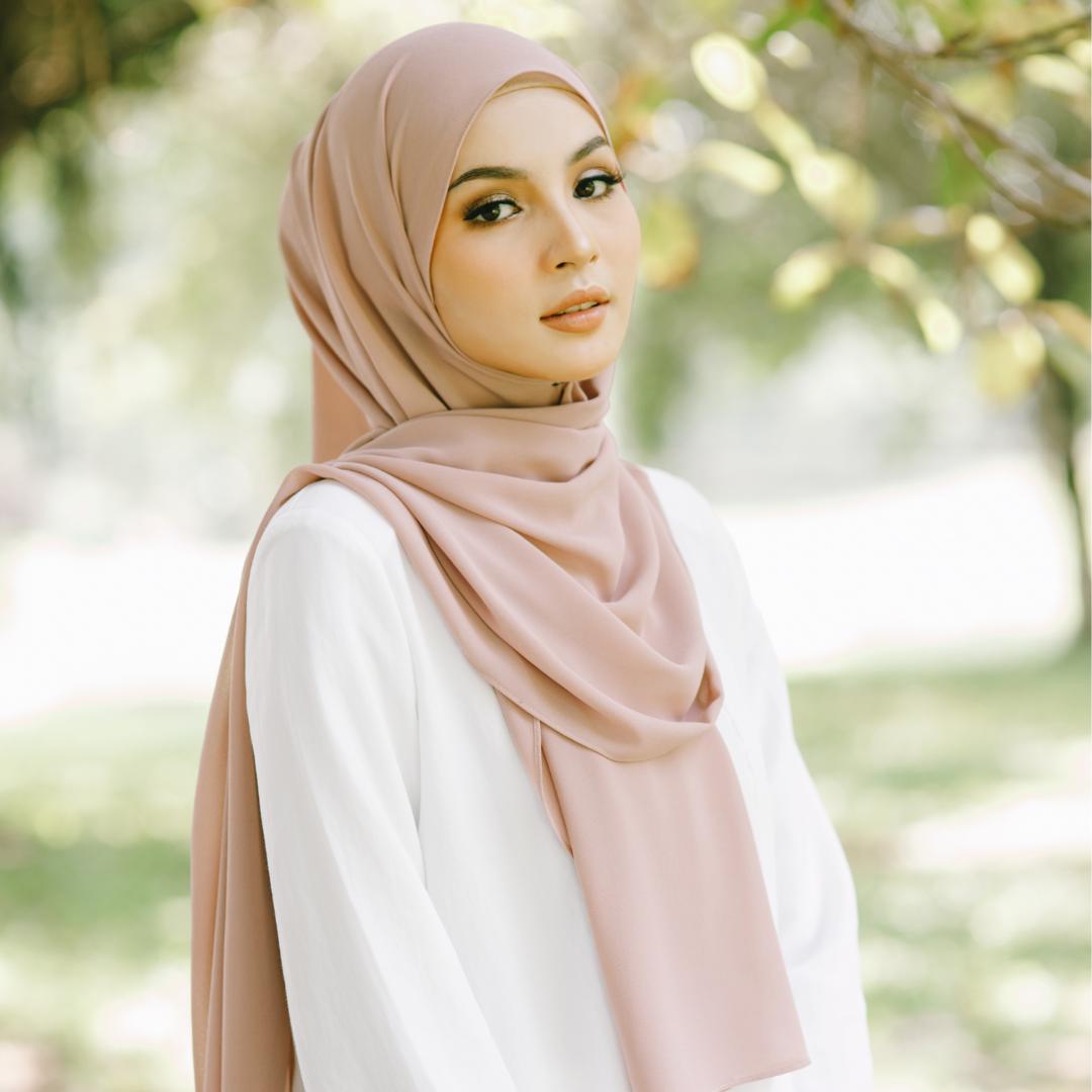 Premium Quality Tudung Plain Labuh Maryam Lightpro Plain Wide Shawl