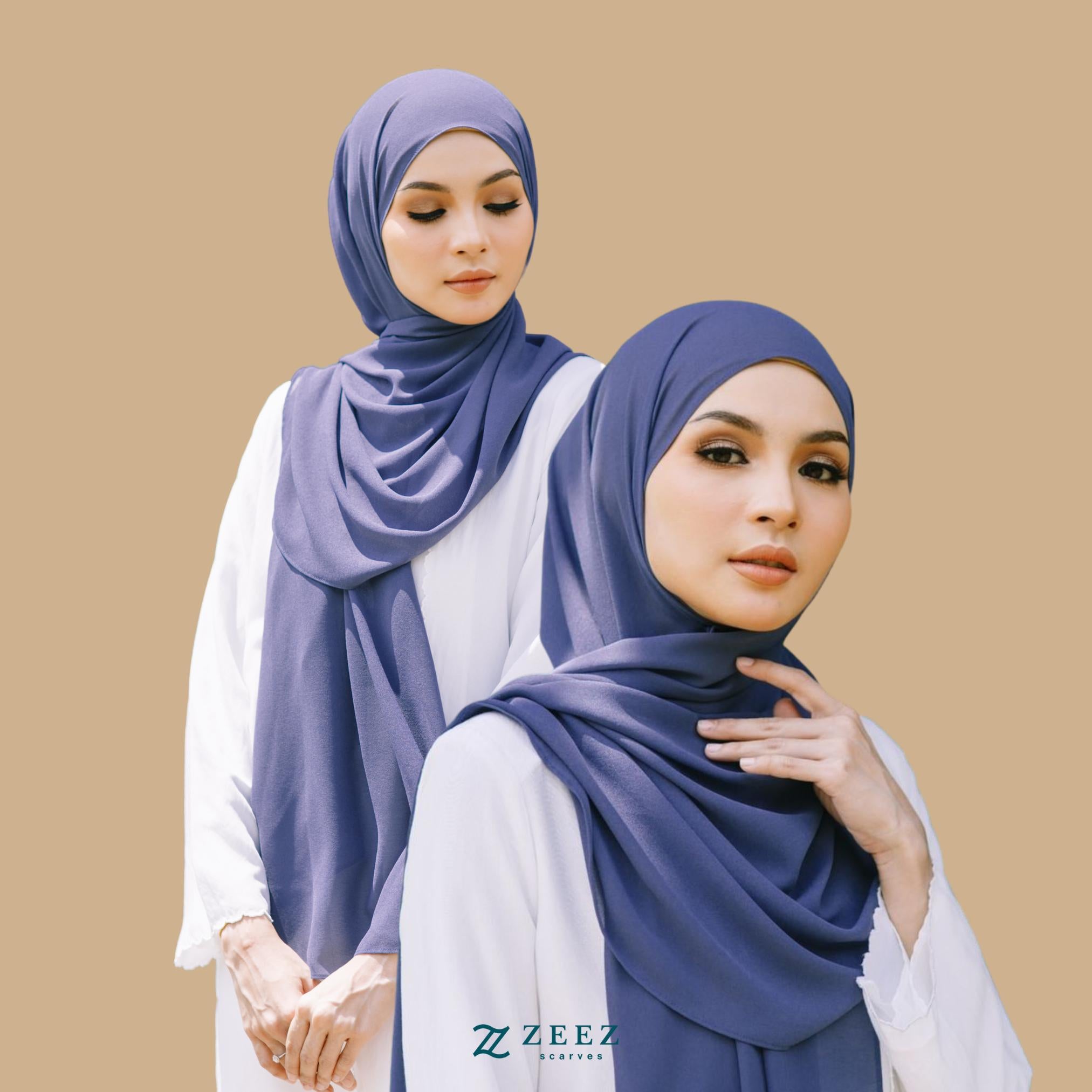 Premium Quality Tudung Plain Labuh Maryam Lightpro Plain Wide Shawl
