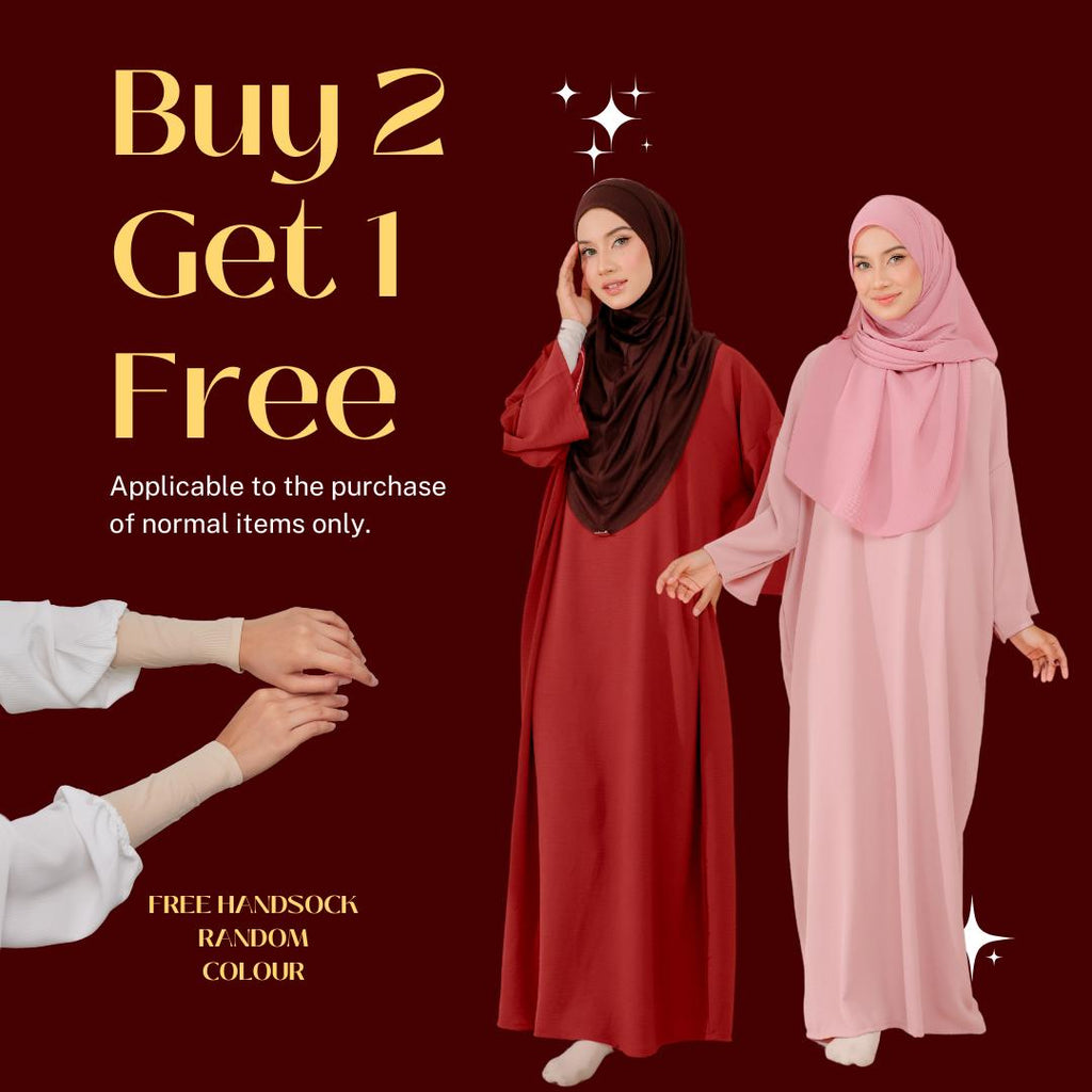 Zeezscarves Cloud Kaftan Tak Perlu Gosok