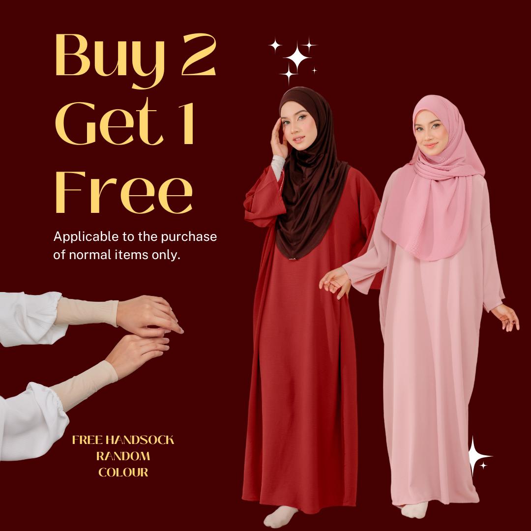 Zeezscarves Cloud Kaftan Tak Perlu Gosok