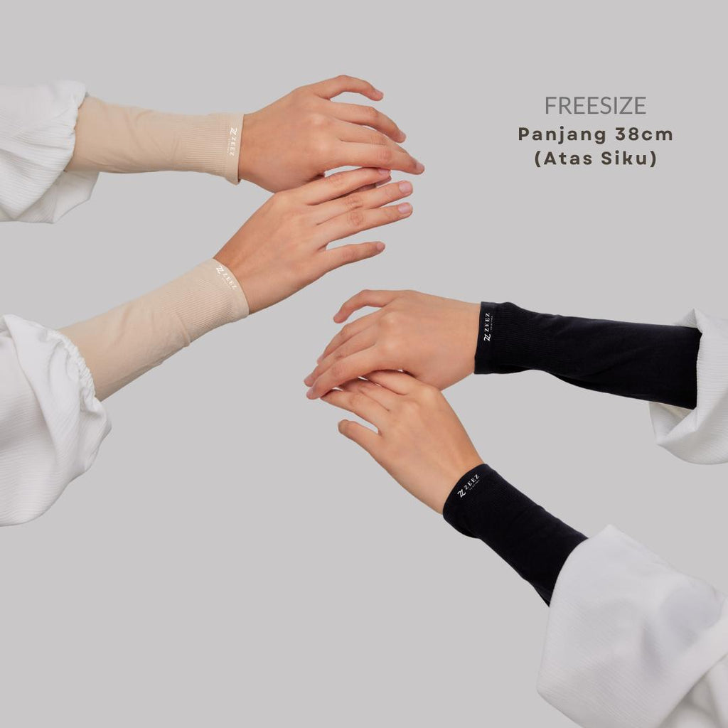 Zeez Scarves Purechill Sarung Tangan Panjang Tak Berbau Handsock Freesize Premium Spandex 38cm