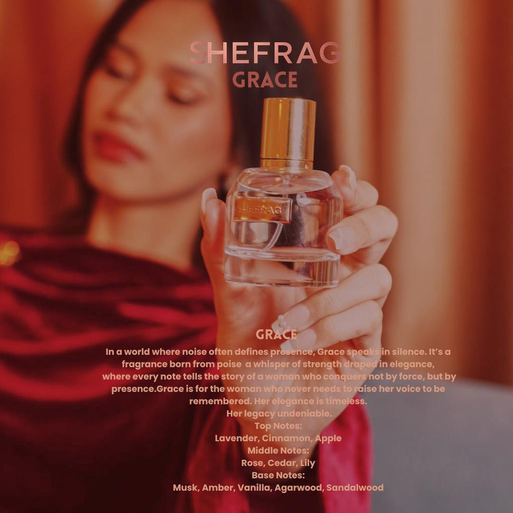 Shefrag EDP 50ML 5 Aroma Grace Legacy Faith Fearless & Empress Parfum