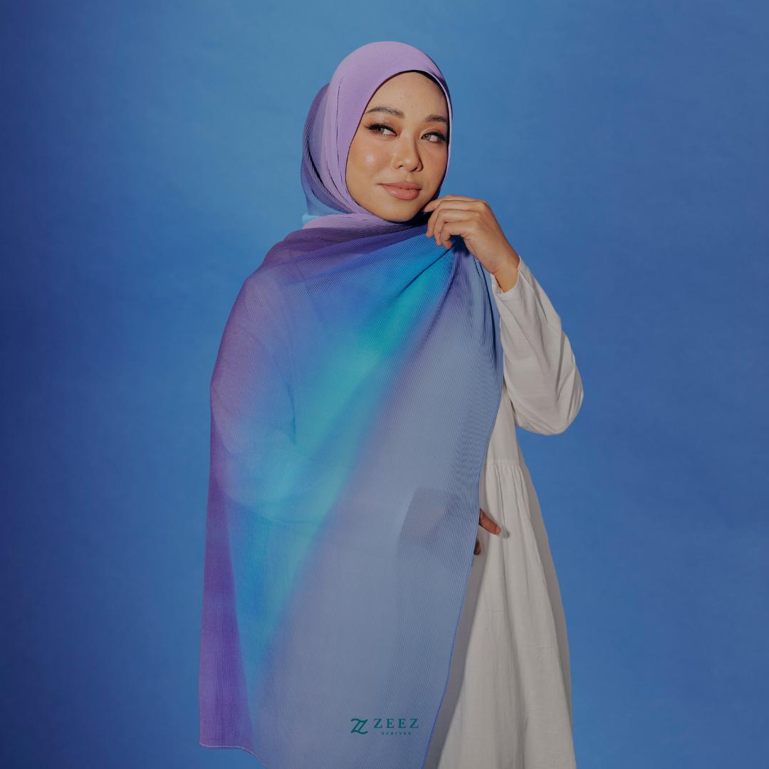 Aurora Pleated Shawl Limited Edition
