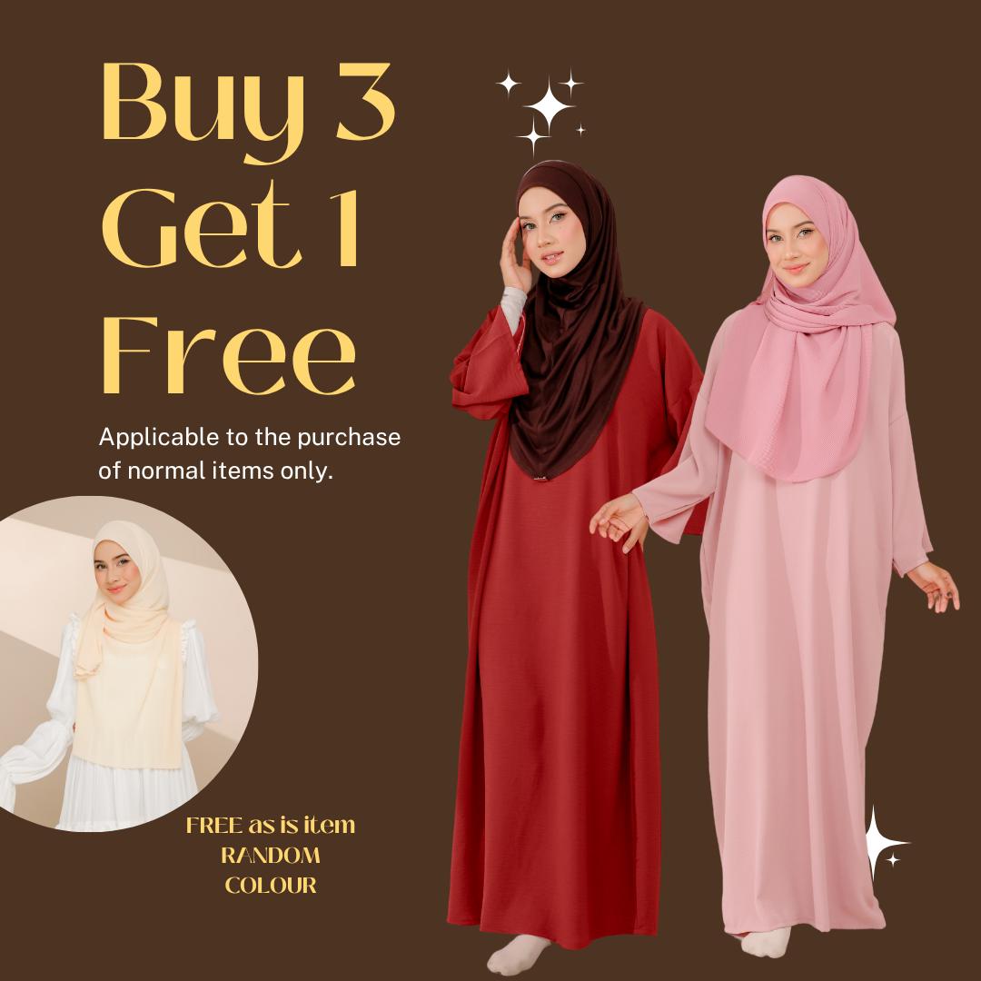 Zeezscarves Cloud Kaftan Tak Perlu Gosok
